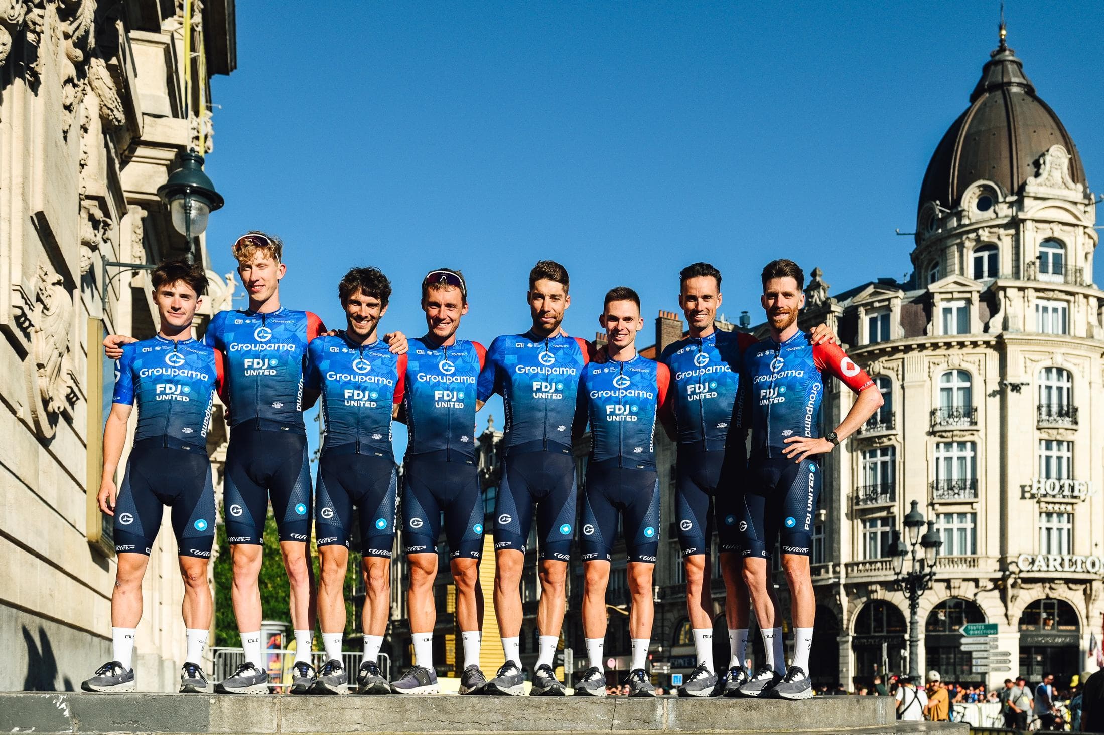 el equipo ciclista Groupama-FDJ